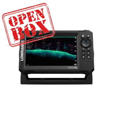 OPEN BOX Lowrance Eagle 7 w/SplitShot T/M Transducer &amp; Inland Charts