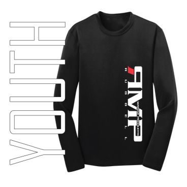 Youth Long Sleeve Modern Logo - Black