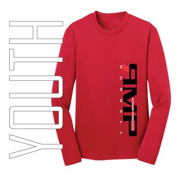 Youth Long Sleeve Modern Logo - Red