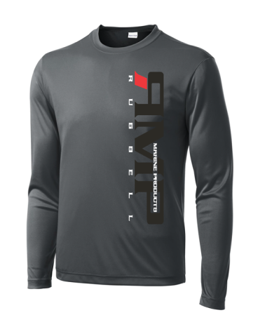 Long Sleeve Modern Logo Performance - Grey