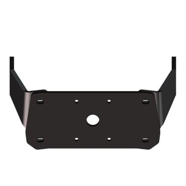 Power-Pole Pontoon Mount - 17.5-19" Riser - Black
