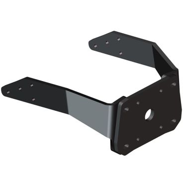 Power-Pole Pontoon Mount - 13-14.5&rdquo; Riser - Black