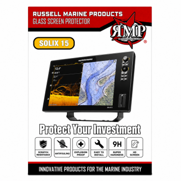 Humminbird Solix 15 Tempered Glass Screen Protector